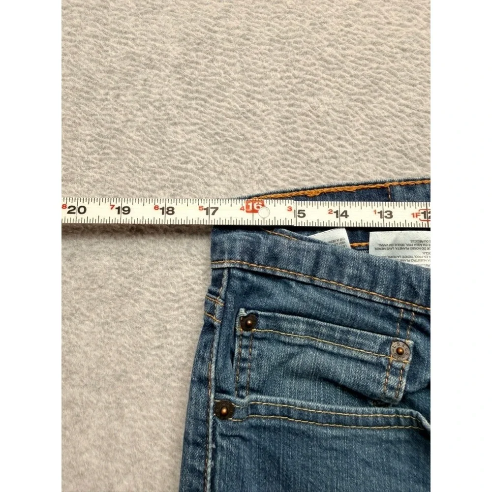 Levis 502 Regular Taper Mens Jeans Blue Medium Wash 34x32 Denim Pants